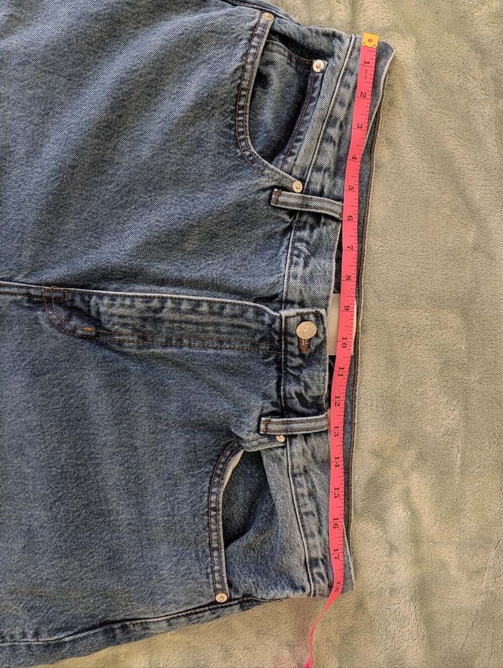 FRAME The Bubble Jeans Sz 32 - Picture 4 of 8